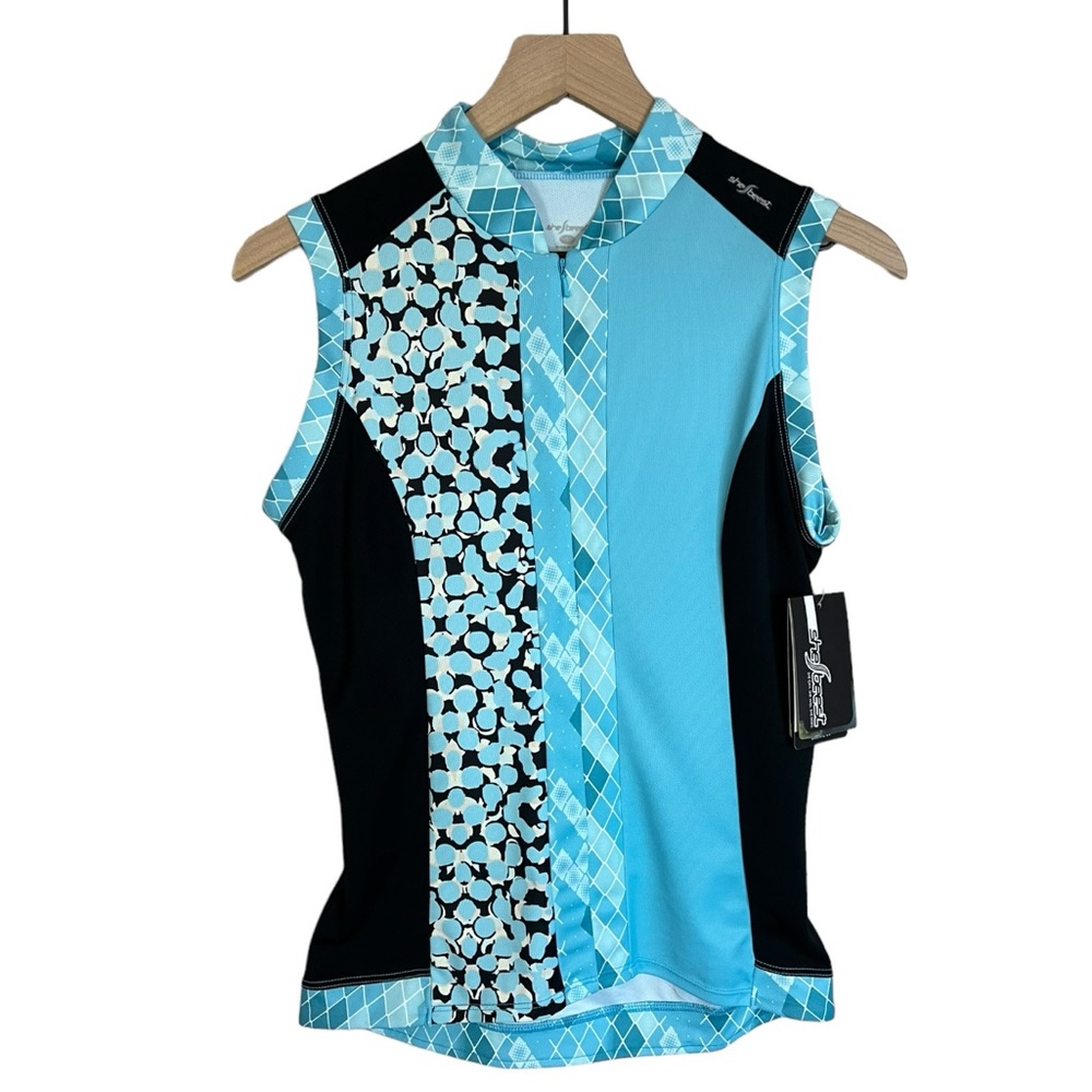 She Beest S-Cut Snake Sleeveless Orion Blue